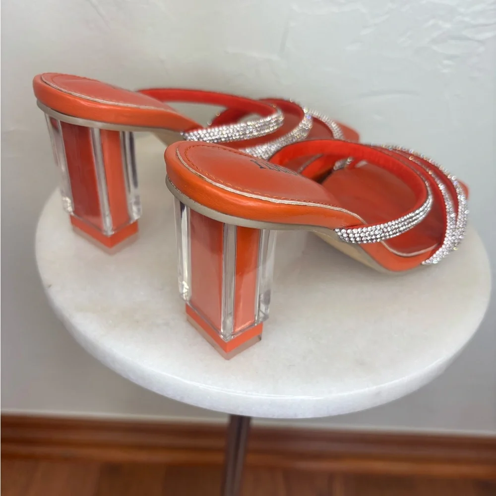 N/A orange rhinestone